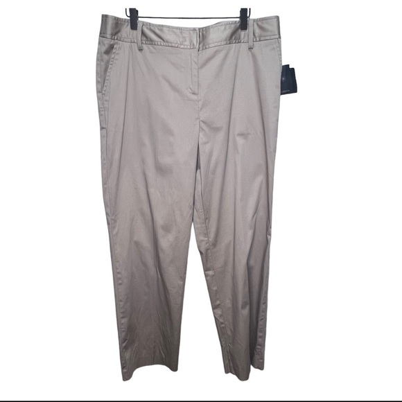 LIZ Claiborne Classic Fit Audra Straight Leg Trousers Size 16 - Picture 2 of 9